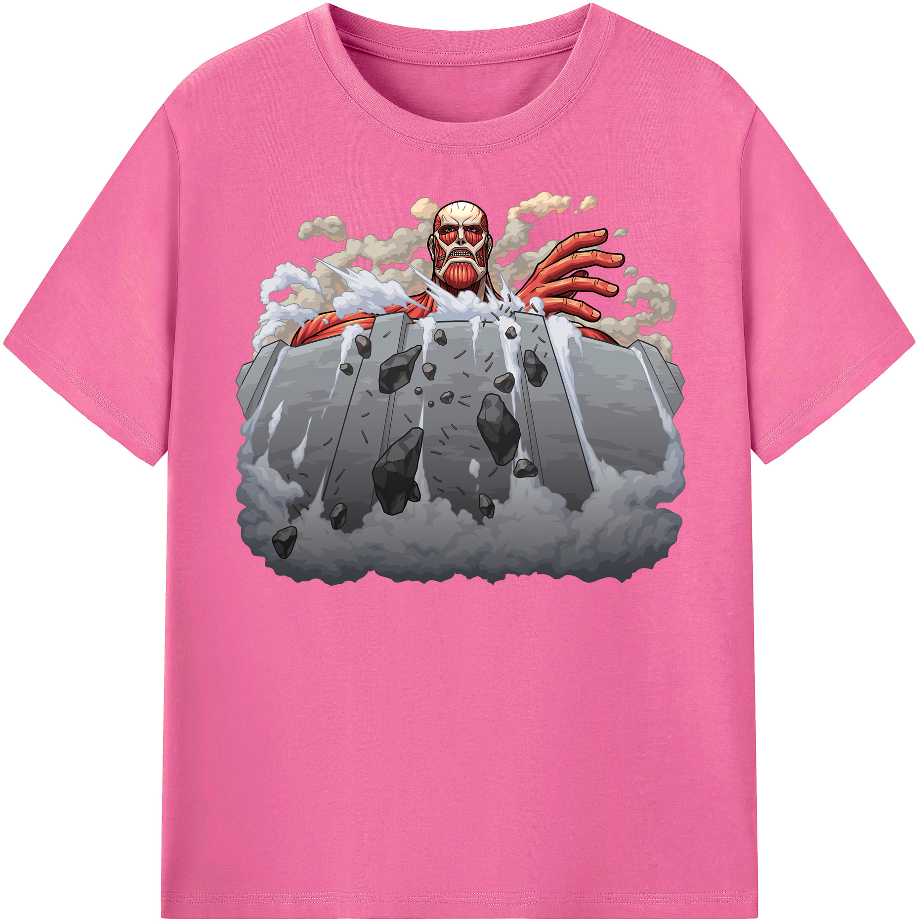 （画像用） 進撃の巨人 Attack on Titan レディースカジュアルプリントTシャツ（綿100％）